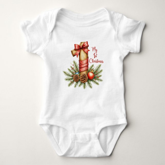 Body My First Christmas Baby Bodysuit (Devant)