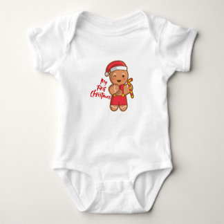 Body My First Christmas Gingerbread Baby Bodysuit