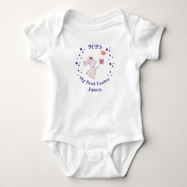 Body My first Easter 20XX baby name (Devant)
