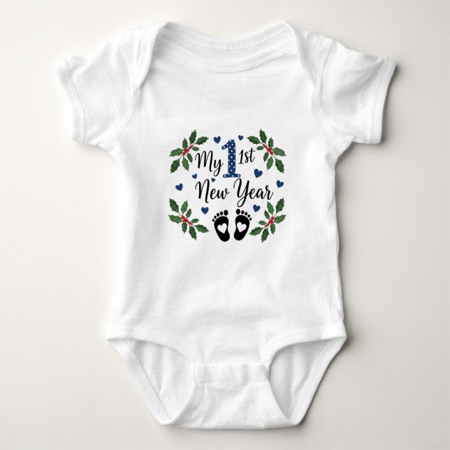 Body My First New Year 2026 Baby  Cute New Year outfit (Devant)