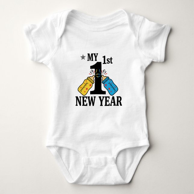 Body My First New Year 2026 Baby  Cute New Year outfit (Devant)