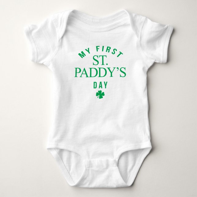 Body My First St Paddy's Day Baby - St Patrick Day (Devant)