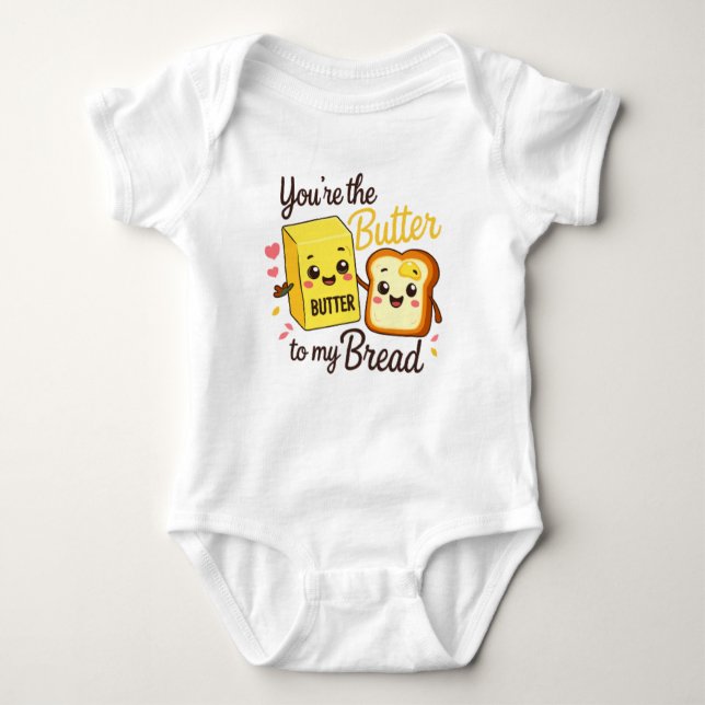 Body My Little Butter & Bread Baby Grow (Devant)
