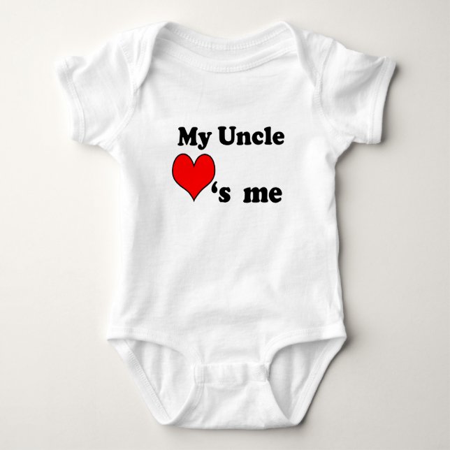 Body My Uncle loves me Kinder Shirts (Devant)