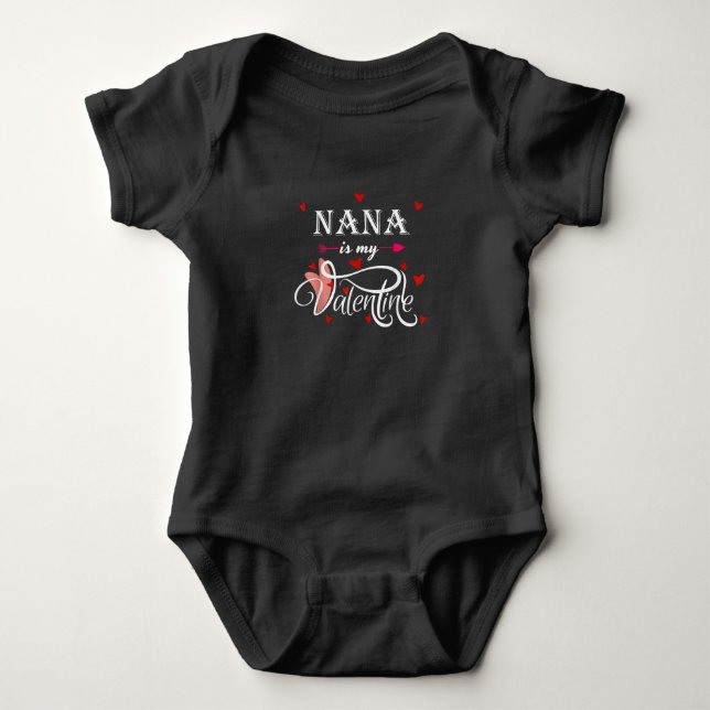 Body Nana est ma Saint-Valentin | Saint-Valentin Petit- (Devant)