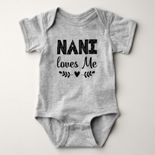 Body Nani aime mon cadeau pour petit-fils