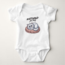 Napper de chat professionnel Funny Baby Bodysuit