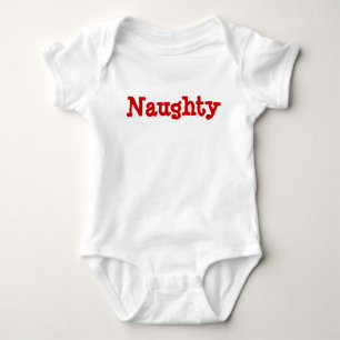 Body Naughty ou Nice Citation drôle mignonne bébé Noël
