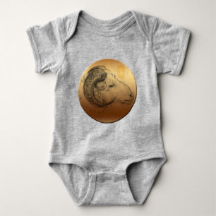 Body Né en Ram chinois Année Zodiac Baby Bodysuit