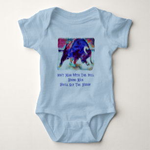 Body Ne manquez pas avec le Bull Baby Boy Blue One Piec