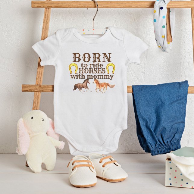 Body Né pour monter à cheval avec maman (Créateur téléchargé)