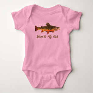 Body "Née pour voler du poisson" de la petite fille mig