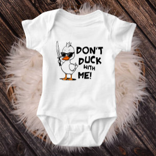 Body N'emmerde pas avec moi bébé Bodysuit