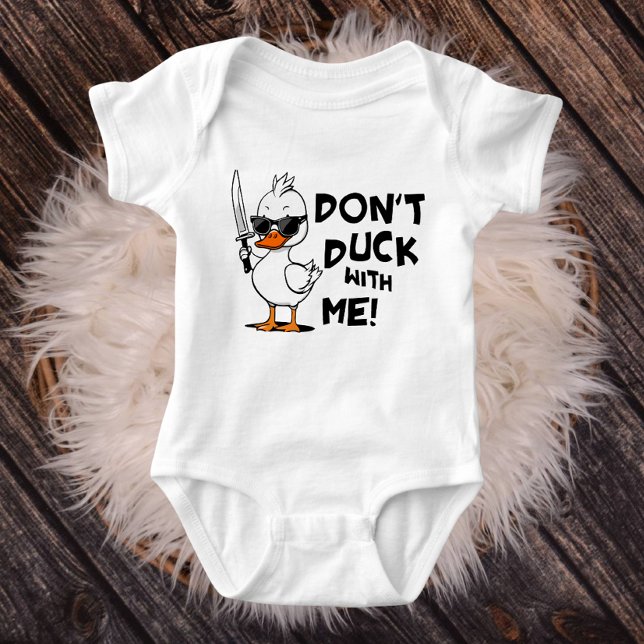 Body N'emmerde pas avec moi bébé Bodysuit (Créateur téléchargé)