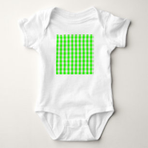 Body Neon Green En vichy Motif par Shirley Taylor