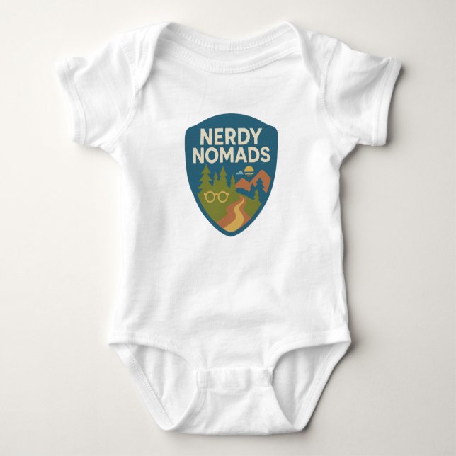 Body Nerdy Nomads Bodysuit bébé - Adorable Aventure Aw (Devant)