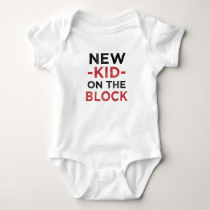 Body New Kid on the Block drôle nouveau bébé shirt garç