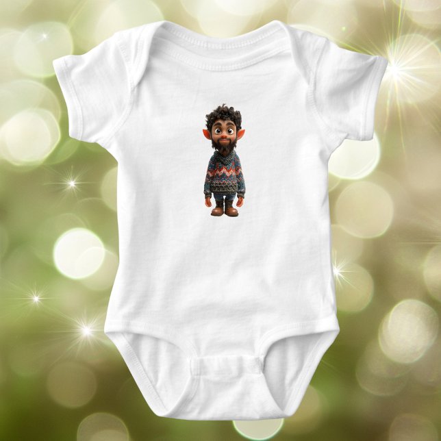 Body Nice Guy Christmas Elf Baby Bodysuit (Créateur téléchargé)