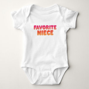 Body Nièce préférée, cadeau de tante amusant, vêtements