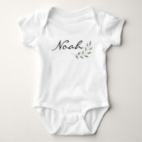 Noah Nom Révélation Romper Nouveau-né Nature Leaf