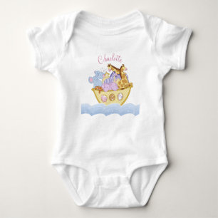 Body Noah’s Ark nom personnalisé Baby Bodysuit