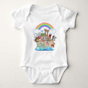 Body Noah's Ark bébé animaux romper unisex