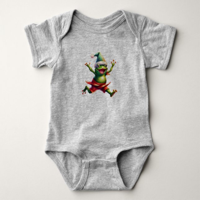 Body Noël 1 grenouille, grenouille, Noël, grenouille da (Devant)