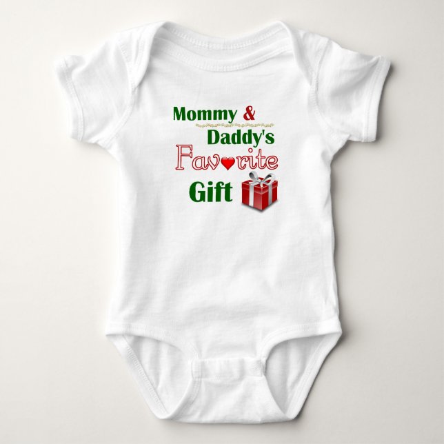 Body Noël du cadeau préféré de maman et papa (Devant)