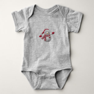 Body Noël et hiver Design Baby Jersey Bodysuit