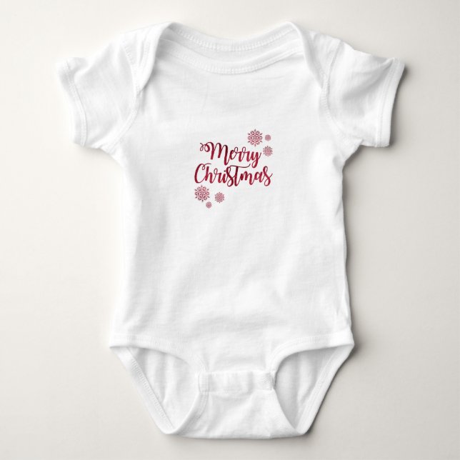 Body Noël et hiver Design Bodysuit bébé (Devant)