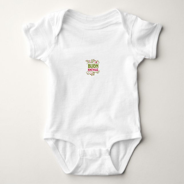 BODY **NOËL ITALIEN** POUR UN **BÉBÉ ITALIEN** (Devant)
