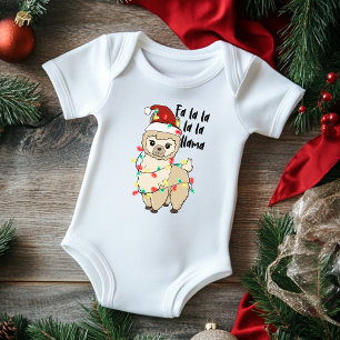 Body Noël Mignon Festif Fa La La Lama Moderne