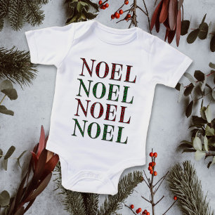 Body Noël Noel Rouge & Vert Plaid Motif Vacances