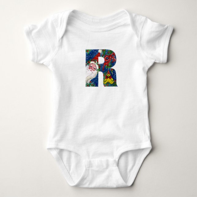 BODY NOËL O LETTRE / SANTA CLAUS AVEC RIBBON ROUGE (Devant)