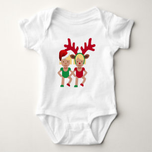 Body noël père Noël jumeaux émoji