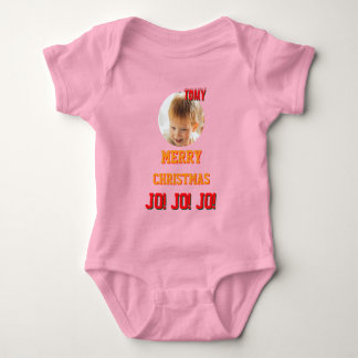 Body Noël personnalisé Baby Jersey couleur de la combin