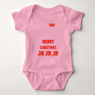 Body Noël personnalisé Baby Jersey couleur de la combin