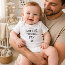 Nom de bébé fan de foot papa personnalisé
