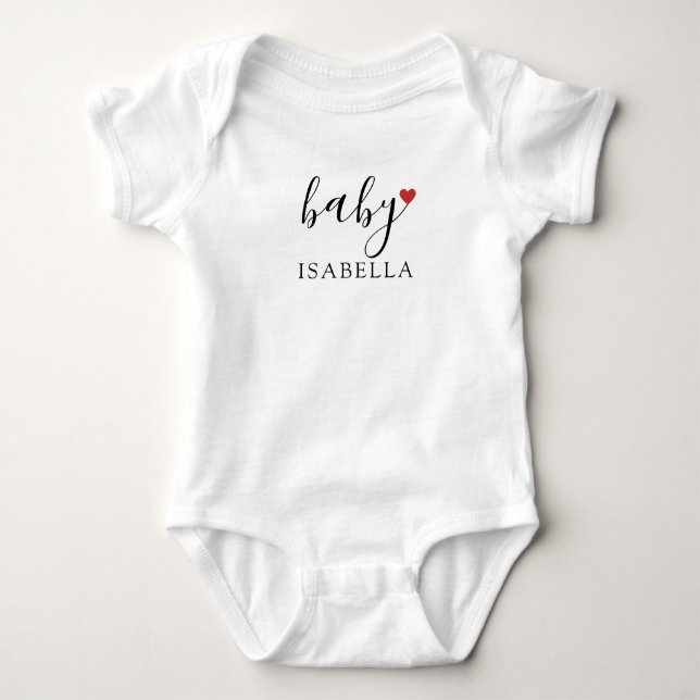 Body Nom de bébé personnalisé  (Devant)