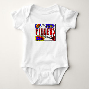 Body Nom de garçon Finneus Toile d'araignée Super Pouvo