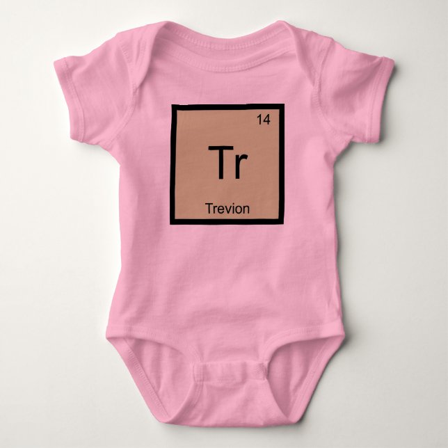 Body Nom de Trevion Chimie Élément Tableau périodique (Devant)