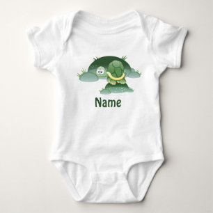 Body Nom du bébé Cute Turtle Cute Custom Infant Creeper