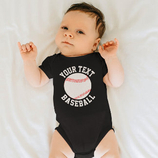 Body Nom, nom et numéro de l'équipe de base-ball Baby