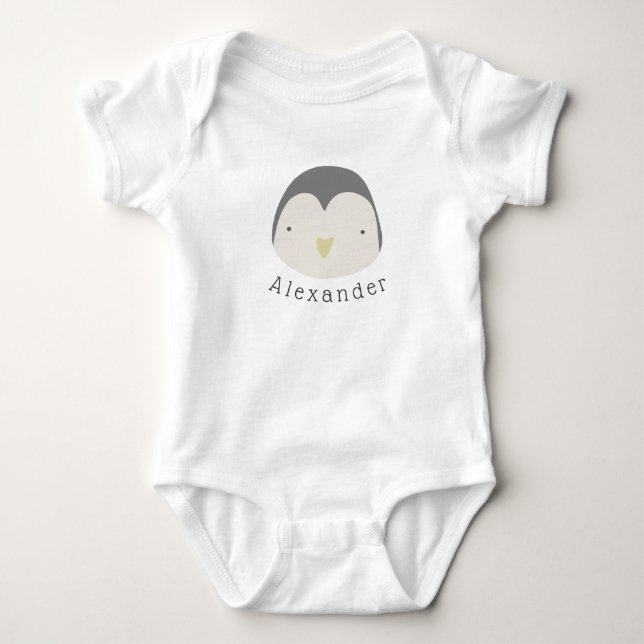 Body Nom personnalisable Cute Penguin Baby (Devant)