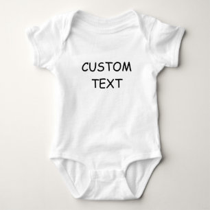 Body Nom personnalisé bébé, Texte personnalisé