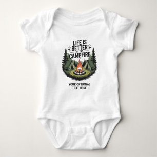 Body Nom personnalisé et texte Camping