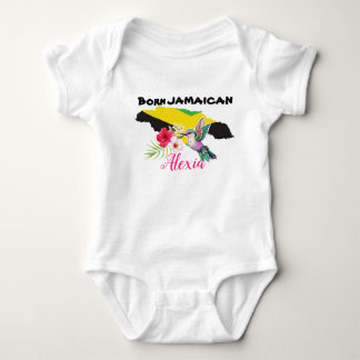 Body Nom personnalisé Jamaïcain de naissance mignon T-s