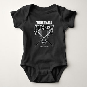 Body NOM Personnalisé Joueur de hockey Stick Puck Team