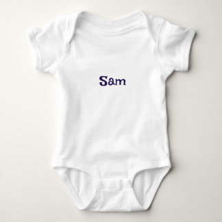 Body Nom personnalisé Navy simple