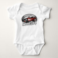 Nom personnalisé Rockabilly Roadster Speed Shop Ga